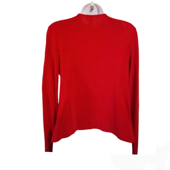 & other stories Red Tie Knot Front Cardigan - Picture 2 of 9